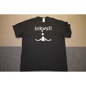 Gildan Vintage Martha's Vineyard Inkwell Black T-Shirt - Size Large